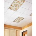 thumbnail image 2 of Fluorescent Light Covers for Ceiling Lights 4 Pack, Elegant Flowers Magnetic Ceiling Light Covers 2x4ft for Classroom Office School, Spring Floral Daisy Watercolor Rustic Drop Ceiling Light Shade, 2 of 7
