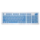 thumbnail image 1 of 110 Uds. Teclas de teclado FOS Step OEM altura buena sensación de escritura Color duradero hermosas teclas de repuesto prácticas, 1 of 8