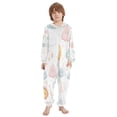 thumbnail image 2 of Vzayyk 4T-14Y Size Aviliable Cozy One-Piece Footless Sleeper Pajama Cute Sun Moon and Stars, 2 of 8