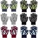 thumbnail image 1 of Pares de guantes para niños, guantes de invierno para niños, guantes tejidos con dedos completos, adecuados para niños de 5 a 13 años, 1 of 5