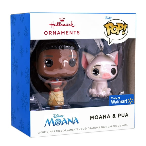 Hallmark Disney Moana Ornaments (Moana and Pua Funko POP!, Set of 2) - Limited Availability