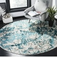 thumbnail image 2 of SAFAVIEH Skyler Joisse Distressed Area Rug, Blue/Ivory, 10' x 10' Round, 2 of 6