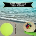 thumbnail image 6 of Temple Tape Kadima Beach Paddle Ball Racket Set - Bundle Pack with 4 Balls & 2 Paddles - Natural, 6 of 6