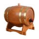 thumbnail image 3 of Dispensador de bebidas en barril de whisky, equipo de almacenamiento de cerveza de madera con soporte, contenedor de cubo de barril de whisky para, 3 of 9