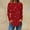 Red, variant on Fznquz Tunic Womens Plus Size Blouses Floral Long Sleeve Shirt Round Neck Red Casual Women's T-Shirts