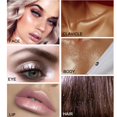 thumbnail image 3 of Polvo iluminador brillante de alto brillo, maquillaje facial profesional, sombra de ojos, labios, pelo, brillo corporal, 3 of 4