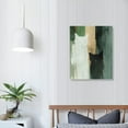 thumbnail image 4 of ONETECH Green and Gold Abstract Wall Art Green Abstract Picture Wall Decor Sage Green Abstract Painting   Modern Abstract Wall Art Green Geometric Art Print Modern  16x20 in, 4 of 5