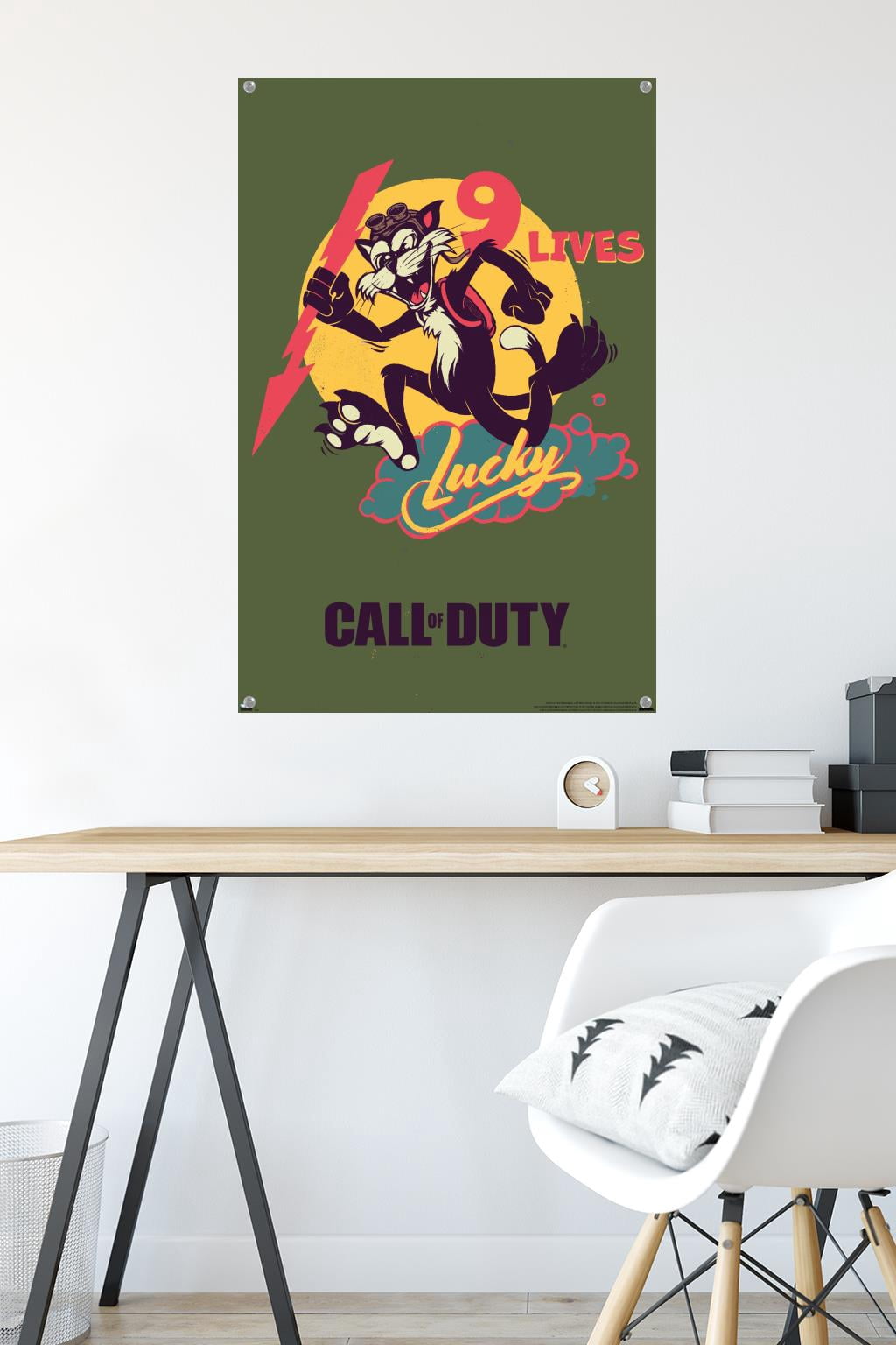 Call of Duty: Vanguard - 9 Lives Wall Poster with Pushpins, 22.375" x 34"