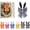 Navy, variant on 16 Inch Easter Bunny Ears Wreath Bow, Large Rustic Buffalo Plaid Bunny Bow for Wreaths Front Door, Spring Holiday Decorative Bow for Tree Topper Wall Party Indoor Outdoor