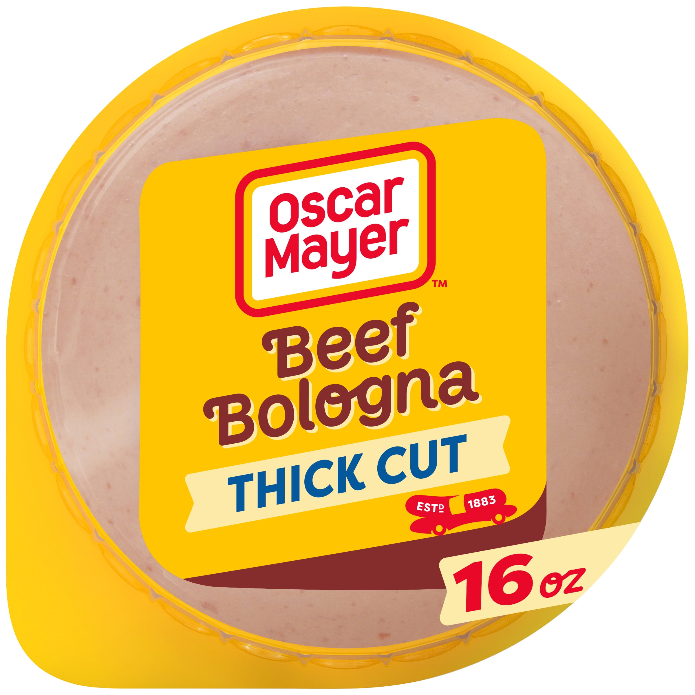 Oscar Mayer Thick Cut Beef Bologna Deli Lunch Meat, 16 oz Package
