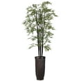 thumbnail image 1 of 93 in. Bamboo Tree in Green with Planter, 1 of 1