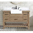 thumbnail image 5 of Ari Kitchen & Bath Marina 48" Wooden Farmhouse Bathroom Vanity in Weathered Fir, 5 of 9
