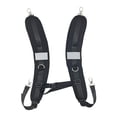 thumbnail image 4 of 2 X Padded Shoulder Straps, Adjustable Backpack Shoulder Strap for Backpack, Dry Black Diving Fabric, 4 of 8