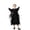 j18-Black, variant on LIIPEE Girls Halloween Costumes Kids Long Sleeve Dresses Witch Fairy 2 In 1 Dress Up Clothes,11-13 Years