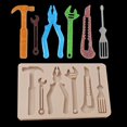 thumbnail image 2 of HLONK Hardware Tools Shape Chocolate Cake Decorating Baking Mold DIY Silicone Mold, 2 of 9