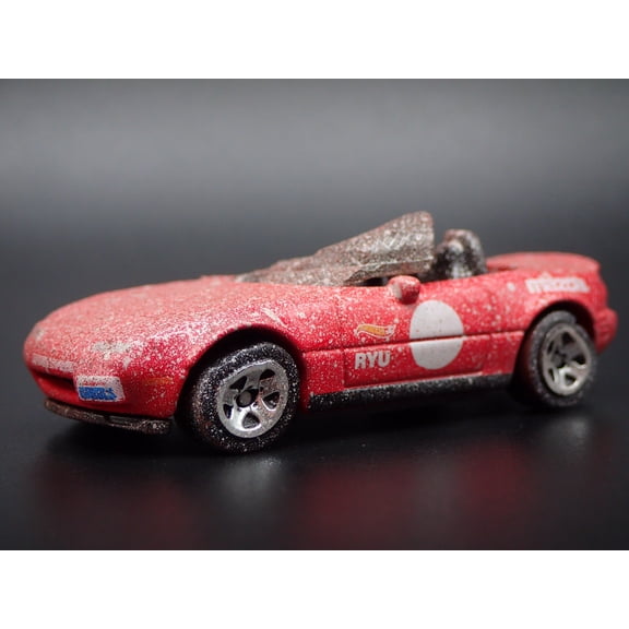 Open Box 1989-1997 MAZDA MX5 MIATA CONVERTIBLE NA WRECKED 1:64 SCALE DIECAST MODEL CAR