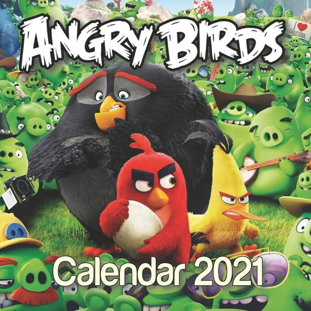 Angry Birds Calendar 2021 The Angry Birds Movie, cartoon movie, A 16