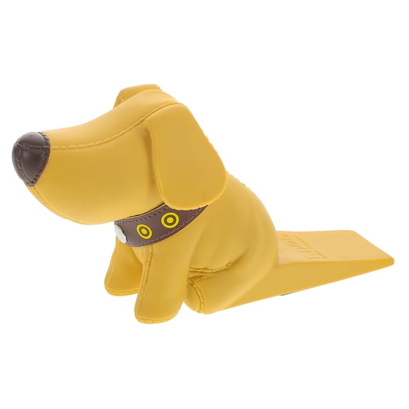 STRANDCHIC 1Pcs Weighted Door Stop Khaki Rubber Funny Animal Door Stopper for Families with Pets Home Use