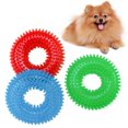 thumbnail image 3 of Funny Pet Dog Cat Thorn Circle Ring Squeak Chew Training Sound Interactive Toy, 3 of 8