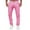 Pink&&100, variant on CONROSES Mens Pants Solid Color Pants for Men Casual Straight Leg Elastic Waist Drawstring Soft Loose Sports Joggers With Pockets