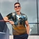 thumbnail image 4 of Balery Realistic Cute Sea Turtle Camisa Polo de Hombre con Estampado, de Manga Corta y Tejido Medio, Camisa Tipo Golf Polo-Medium, 4 of 6
