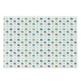 thumbnail image 1 of Owl Cutting Board, Owl Motif with Spiral Circles and Big Eyes Night Animal Playroom Concept, Decorative Tempered Glass Cutting and Serving Board, Large Size, Multicolor, by Ambesonne, 1 of 1