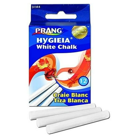 TICONDEROGA COMPANY PRANG HYGIEIA DUSTLESS BOARD CHALK (Set of 50)