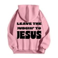 thumbnail image 5 of Christian Hoodies for Men 2025 Leave The Judgin To Jesus Hoodie with Pockets Hooded Sweatshirt Pullover Tops, 5 of 7
