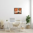 thumbnail image 2 of Stupell Industries Burnt Orange Momentum Luster Gray Framed Floating Canvas Wall Art, 16x20, by Third and Wall, 2 of 6