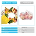 thumbnail image 5 of EEEkit 10Pcs Reusable Non-Woven Fabric Bags Handy Tote Shopping Bags Grocery Food Container with Handles, 14.8 x 12.4in, Assorted Color, 5 of 6