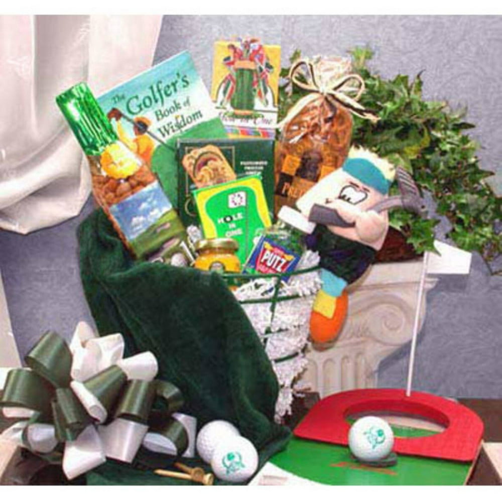 Golfers Caddy Golf Gift Basket