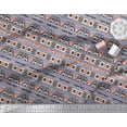 thumbnail image 3 of Soimoi Modal Satin Fabric Aztec Southwestern Print Fabric by The Yard 42 Inch Wide, 3 of 3