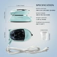 thumbnail image 7 of Mini travel iron with steam function, suitable for dual-voltage clothes, portable mini ironing machine, 7 of 7