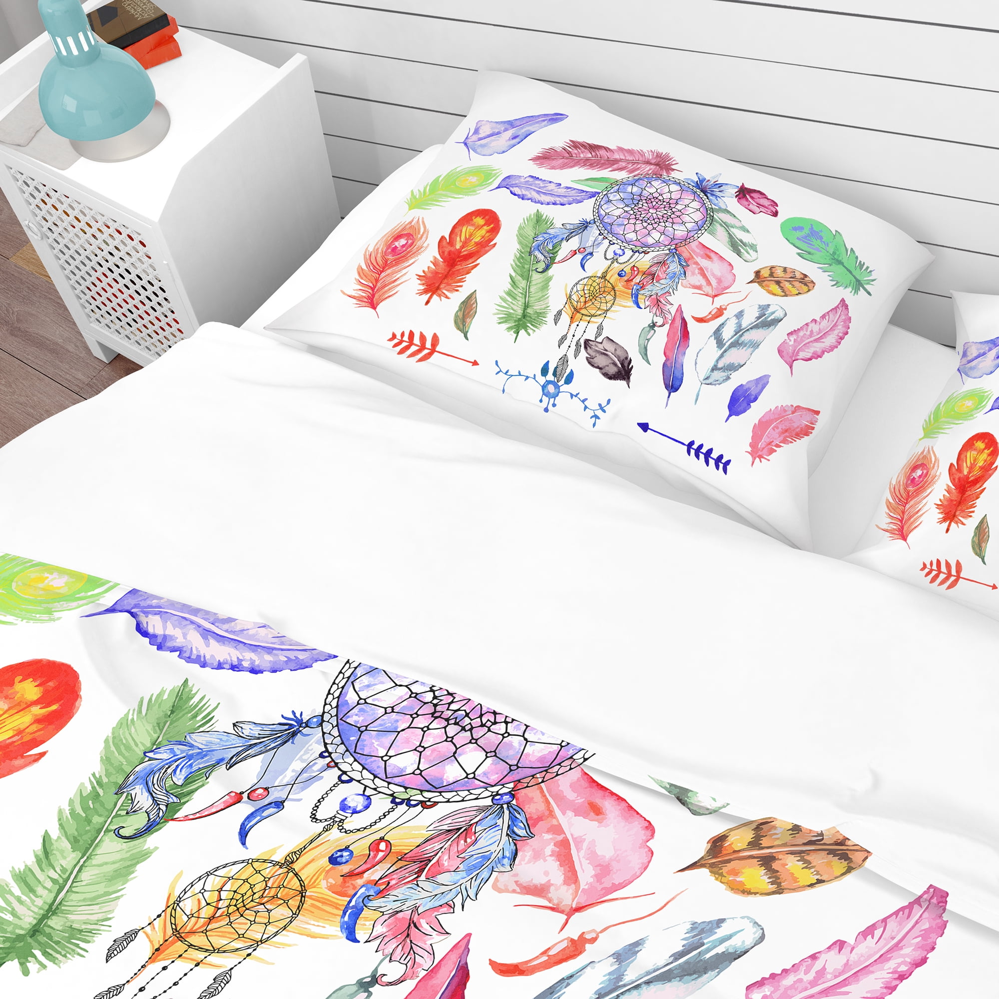 Designart 'Indian Dream Catcher' Southwestern Duvet Cover Set