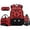 Ladybug, variant on Pzuqiu Camo Bass Fish School Backpack Set for Kids with Lunch Bag 17 Inch Book Bags for Girls 10-12 Years Old, Schoolbag for Boys Pencil Bag Water Bottle Bag School Bookbag Sets