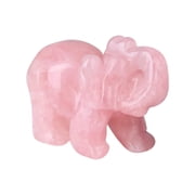 HomeLife Elephant Statue 1pc 1.57 Realistic Exquisite Collectible Living Room Bedroom Animal Sculpture Ornament Mini Elephant Ornament