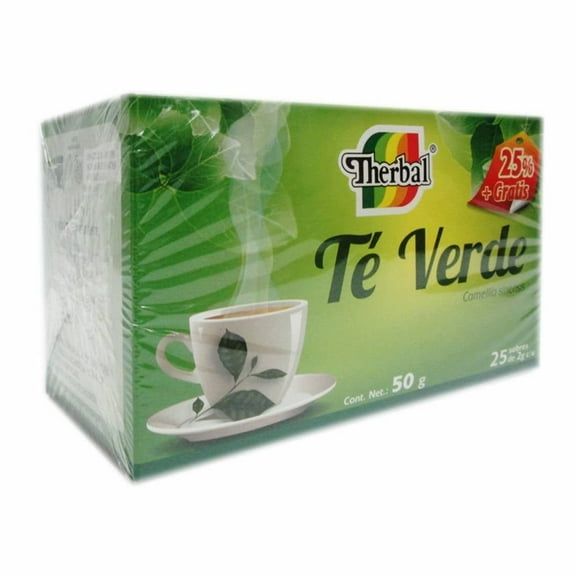 Té verde Therbal 25 sobres de 2 g c/u