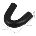 thumbnail image 5 of FRCOLOR U Shape Rubber Heater Core Bypass Hose for Car Use Black Efficient Cooling Easy Installation, 5 of 11