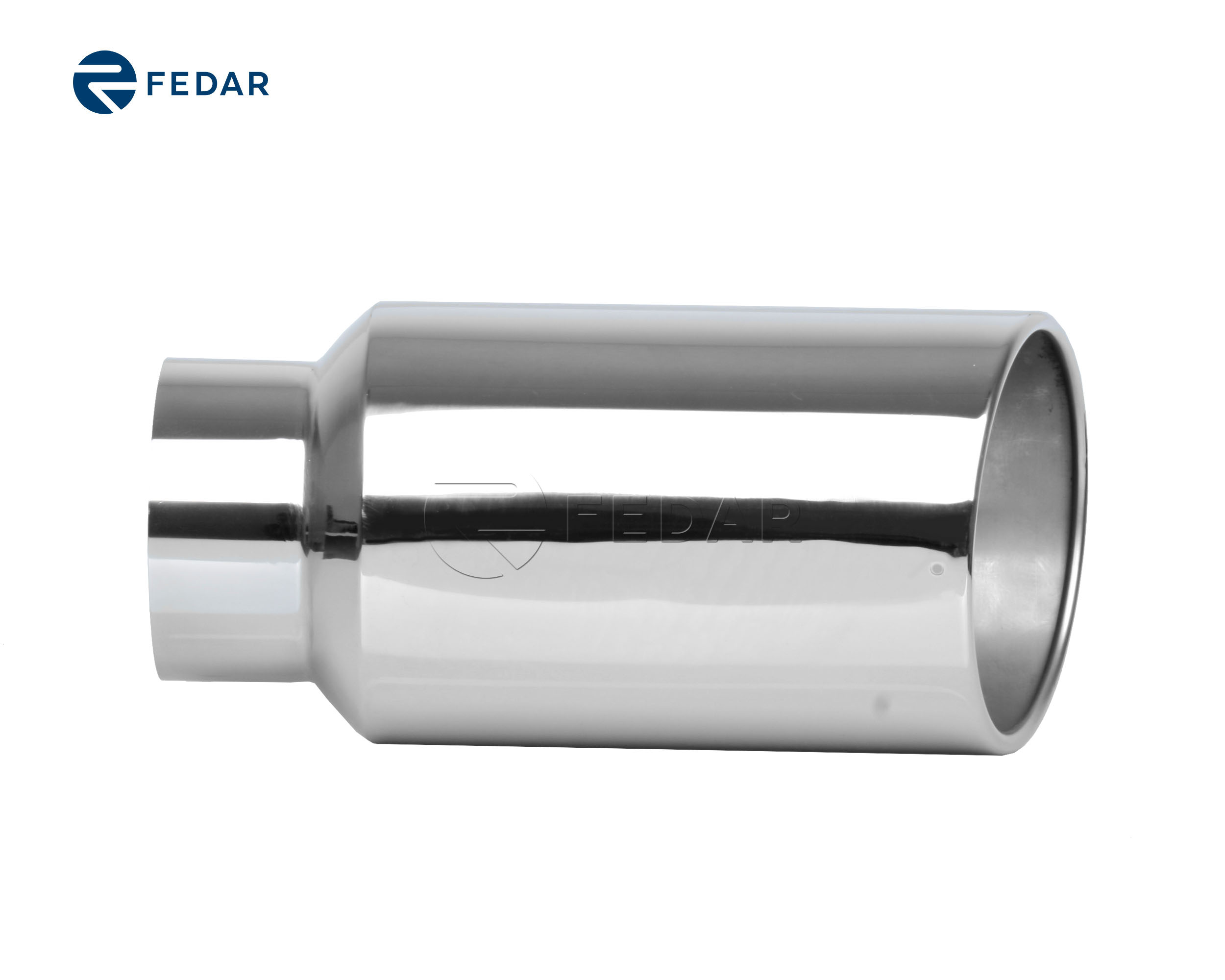 Black Diesel Stainless Steel Bolt On Exhaust Tip 5 Inlet 8 Outlet 15