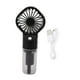 thumbnail image 1 of Ventilateur brumisateur portable rechargeable par USB, 4 vitesses, noir, 1 of 4