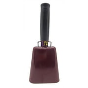 8.6 inch Maroon Bell Black Handle Cowbell with Stick Grip Handle Used for Cheering at Sporting Events - Cow Bell by Stewart Tradingâ?¢