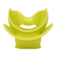 thumbnail image 2 of Scuba Choice Silicone Regulator Comfort Bite Mouthpiece with Lip Shield, Lime, 2 of 3