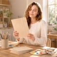 thumbnail image 5 of Unfinished Blank Wood Rectangular Board for DIY Crafts Paintable Natural Wood Plaque Smooth Sanded Surface 7.87 x 11.8 Inch for Festive Home Decor and Art Projects Display, 5 of 5