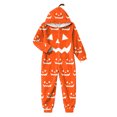 thumbnail image 5 of KPOPLK Family Matching Pajamas Novelty Halloween Onesie Xmas PJs Kids Soft and Cozy Flannel Jumpsuit for Holiday Party,Size 4-5 Years, 5 of 5