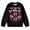 Black, variant on Aideaone Girls Sweatshirts Crewneck Cute Cartoon Graphic Pullover Long Sleeve Relaxed Fit Tops Rose Pink 5-14Years
