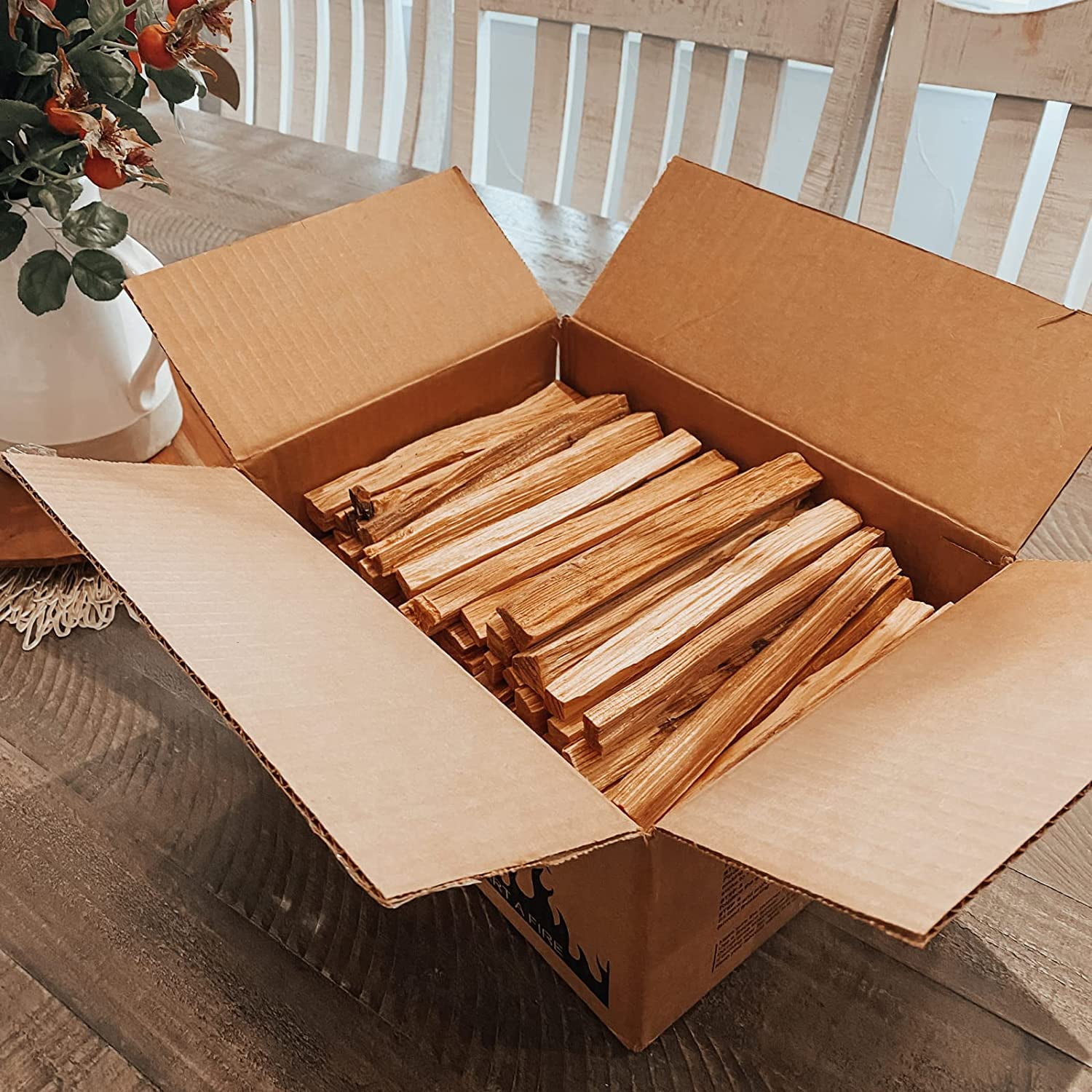 Billy Buckskin Fatwood Fire Starter Sticks, Easy & Safe Fire Starter, Start a Fire with Just 2 Sticks, Works in any Weather Conditions, 10 Pound Box