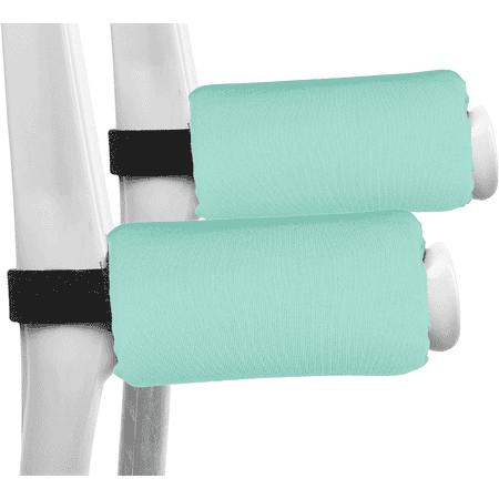 CAVENDY Forearm Crutch Arm Cuff Pads, Milk-Silk, 2-Piece Set, Non-Slip, Washable, Universal Fit