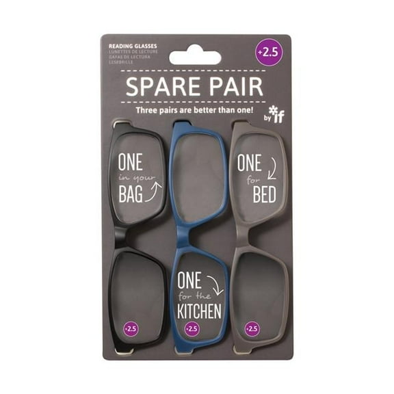 If USA  Spare Pair Reading Glasses - Plus 2.5