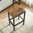 thumbnail image 6 of VASAGLE ALINRU Bar Stool Set of 4, Rustic Brown and Black, 6 of 6