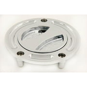 HTT-MOTOR Chrome Keyless Gas Cap Twist Off Fuel Tank Cap For Honda CBR 600 F2/F3/F4/F4i/ 600RR/ 900RR/929RR/954RR/1000RR/RVF 400